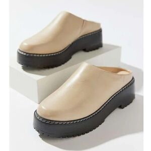 Matisse Lena Chunky Mule - Oat/Cream